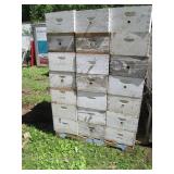 42 Deep Beehive honey Boxes with dr...