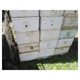 42 Deep Beehive honey Boxes with dr...