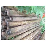 6pcs of round 8 foot green treat po...