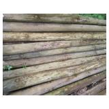 6pcs of round 8 foot green treat po...