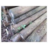 6pcs of round 8 foot green treat po...