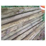 6pcs of round 8 foot green treat po...