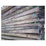 6pcs of round 8 foot green treat po...