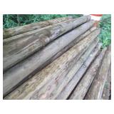 6pcs of round 8 foot green treat po...