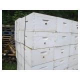 42 Deep Beehive honey Boxes with dr...