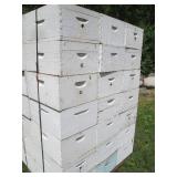 42 Deep Beehive honey Boxes with dr...
