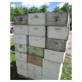 42 Deep Beehive honey Boxes with dr...