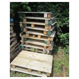 20 Half sized wood pallets...