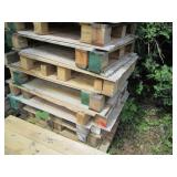 20 Half sized wood pallets...