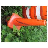 4 Orange Safety cones plus 1 Orange...