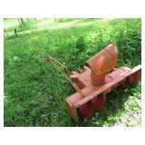 Vintage Metal Snow blower attachmen...