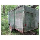 Home Made Metal frame, wood side fa...