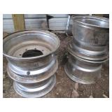 Set of (4) 13in ATV rims **came off...