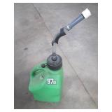 Green 5-gallon 21in racing gas can ...