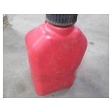Red 5-gallon 21in racing gas can wi...