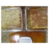 4pc lot of Raw Cut Honeycomb Wafers...