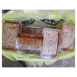 4pc lot of Raw Cut Honeycomb Wafers...
