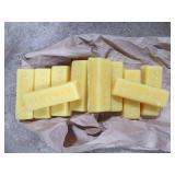 10 Individual Pure Beeswax bars...