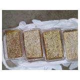 4pc lot of Raw Cut Honeycomb Wafers...