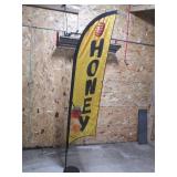 8ft "HONEY" Advertisement Flags wit...