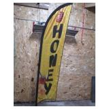 8ft "HONEY" Advertisement Flags wit...