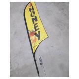8ft "HONEY" Advertisement Flags wit...