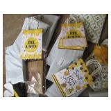 Variety of Bee themed Gift bags, ta...