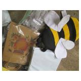 Variety of Bee themed Gift bags, ta...