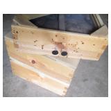 Trio of Insulated Wood Beehive Cove...