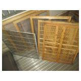 Lot of 7 Beehive honey box screen i...