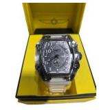 Retail Value: $349.00 Invicta Watch 48447 – Clear Case White Strap – New In Box With Tags