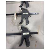 Set of 3 Bar Clamps