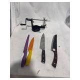 Kitchen Knives & Apple Peeler