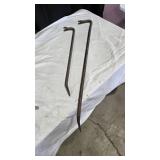 Two Metal Pry Bars