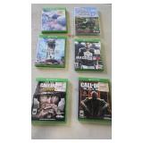 Six Xbox One Video Games