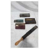 Sharpening Stones & Strop Lot