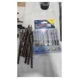 Assorted Drill Bits, Router Bits & Jigsaw Blades