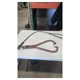 Vintage Metal Logging Tongs