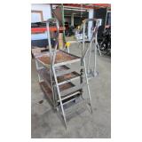 Industrial Utility Cart with Ladder
