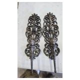 Ornate Metal Wall Sconces
