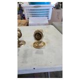 Brass Candle Holders Lot