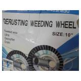 Derusting 10" Weeding Wheel...
