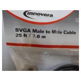2 Innovera SVGA Male to Male Cables...