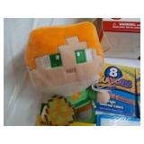 Squishie Toys, Crayons, Colored Pen...