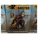 3 Rubberband Roadster Wooden Kits...