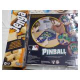Jenga, Candy Land and Pinball Games...