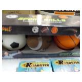 Sport Balls and Wooden Racecar Kits...
