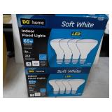 2 DG Home 4 packs 65 w LED Indoor F...