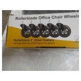 Roller blade Office Chair Wheels...