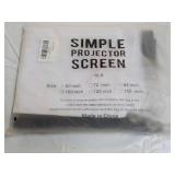Simple 100" Projector Screen...